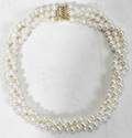050418 14K GOLD  CULTURED PEARL NECKLACE L16