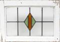 050396 STAIN GLASS WINDOW GEOMETRIC DESIGN H20