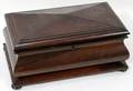 042344 ENGLISH MAHOGANY TEA CADDY C1830