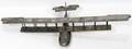 090443 JAPAN WWI PEWTER BIPLANE  SEA PLANE SIGNED