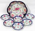 081531 JAPANESE PORCELAIN FRUIT SERVICE FOR SIX