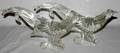 071512 GLASS TABLE PHEASANTS TWO H6 L13