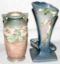 071478 ROSEVILLE POTTERY VASES INCLUDING DAHLROSE