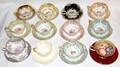 061471 PORCELAIN TEA CUPS  SAUCERS TWELVE SETS