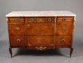 Louis XVIXV Transitional Style Marble Top Commode