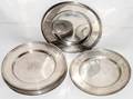 060470 STERLING SILVER COCKTAIL PLATES ELEVEN