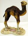 063721 BOEHM BISQUE FIGURE CAMEL CALF H75 W7