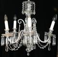 063690 WATERFORD CUT CRYSTAL FIVE ARM CHANDELIER