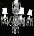 063689 WATERFORD FIVE ARM CHANDELIER H20 D22