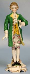063273 GERMAN PORCELAIN FIGURE OF A GENTLEMAN H73