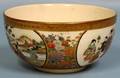 063263 JAPANESE SATSUMA EARTHENWARE BOWL C1900