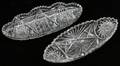 052415 HANDCUT CRYSTAL CELERY BOATS C1900