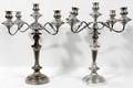 051486 ENGLISH ELECTROPLATE SILVER CANDELABRA