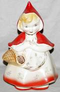 051492 HULL LITTLE RED RIDING HOOD COOKIE JAR