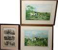 050459 HORACE HARRELL LITHOGRAPH  FOX HUNT PRINTS