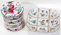 081572 CHINESE PORCELAIN SWEET MEAT BOX  DISH W6
