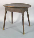 Pine and maple tavern table 18th c