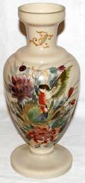 072409 ENGLISH BRISTOL GLASS VASE C1870 H145