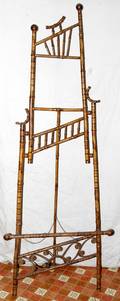 071539 VICTORIAN BAMBOO EASEL C1875 H77 W29