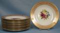 063289 ENGLISH PORCELAIN DESSERT PLATES SET OF 12