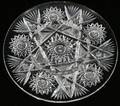052454 CUT CRYSTAL CANAP PLATE C1900 DIA10