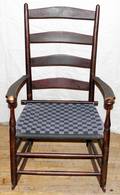 051525 SHAKER STYLE ROCKING CHAIR 19TH C