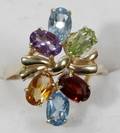 051532 14K YELLOW GOLD  SEMI PRECIOUS STONE RING