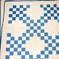 091556 AMERICAN COTTON APPLIQU IRISH CHAIN QUILT