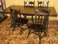082429 AMERICAN STYLE MAPLE DINING TABLE  CHAIRS