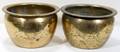 080471 ORIENTAL BRASS PLANTERS PAIR H75 DIA11
