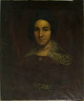 Oil on canvas portrait of a woman