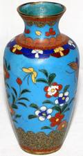 061537 JAPANESE CLOISONN VASE EARLY 20TH C H48