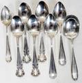 060552 STERLING SILVER TEASPOONS  SUGAR SPOON 7