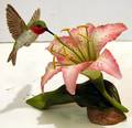 063777 BOEHM BISQUE RUBYTHROATED HUMMINGBIRD H63