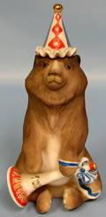 063350 CYBIS BISQUE FIGURE CIRCUS BEAR BARNABY