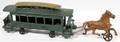 051565 BROADWAY LEAD HORSE  TROLLEY TOY 20TH C