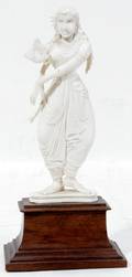 051554 INDIAN CARVED IVORY FIGURE