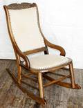 080528 FEDERAL STYLE WALNUT ROCKING CHAIR