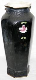 072509 ROYAL CROWN WARE CERAMIC HEXAGONAL VASE