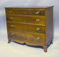 Pennsylvania Federal walnut chest of drawers ca 1810