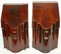 091011 GEORGIAN MAHOGANY KNIFE BOXES WSATINWOOD