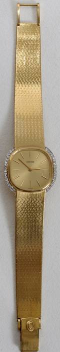 091062 CONCORD 18K GOLD  DIAMOND LADYS WRIST WATCH