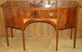 091009 HEPPLEWHITE MAHOGANY SIDEBOARD WSATINWOOD