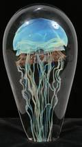 090055 RICHARD SATAVA ART GLASS JELLYFISH SCULPTURE