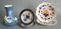 Four Gaudy ironstone plates