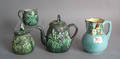 Four pcs of Majolica