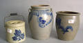 Three pcs of stoneware
