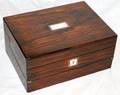 081046 ENGLISH ROSEWOOD LAP DESK C1840 H6
