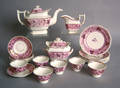 Pink luster tea service