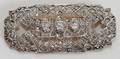 080026 ART DECO GOLD PLATINUM  DIAMOND BROOCH